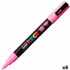 Tussi Posca PC-3M Pink 6 kpl hinta ja tiedot | Toimistotarvikkeet | hobbyhall.fi