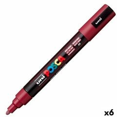 Tussi Posca PC-3M Wine Red 6 kpl hinta ja tiedot | Toimistotarvikkeet | hobbyhall.fi