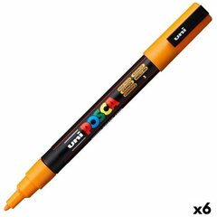 Tussi Posca PC-3M oranssi 6 kpl hinta ja tiedot | Toimistotarvikkeet | hobbyhall.fi