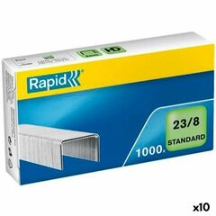 Staples Rapid 23/8, 1000 d. 10 kpl. hinta ja tiedot | Toimistotarvikkeet | hobbyhall.fi