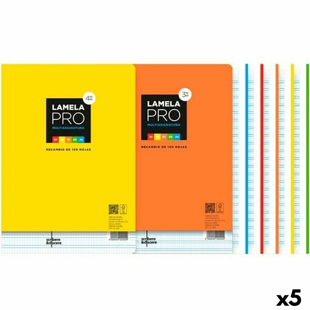 Muistikirjasarja Lamela A4, 5 kpl. hinta ja tiedot | Vihkot, muistikirjat ja paperit | hobbyhall.fi