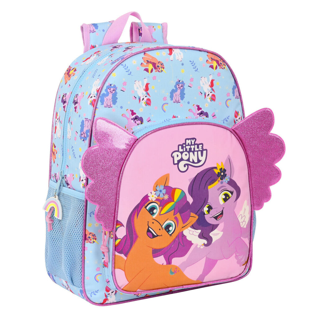 Koulureppu My Little Pony Wild & ilmainen, sininen/vaaleanpunainen hinta ja tiedot | Koulureput ja -laukut | hobbyhall.fi