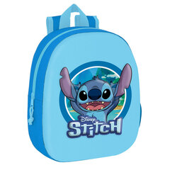 Koulureppu Stitch Disney 3D, sininen hinta ja tiedot | Koulureput ja -laukut | hobbyhall.fi