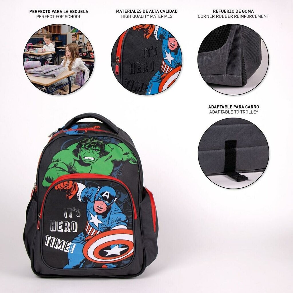 Reppu The Avengers, musta hinta ja tiedot | Koulureput ja -laukut | hobbyhall.fi