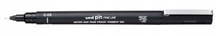 Tussi Uni-Ball Mitsubishi Pencil PIN 003-200(S), 12 kpl. musta hinta ja tiedot | Toimistotarvikkeet | hobbyhall.fi