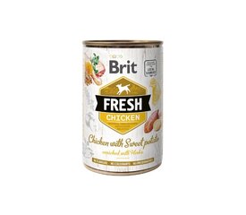 Brit Fresh Chicken&Sweet Potato, 400 g hinta ja tiedot | Koiran märkäruoka | hobbyhall.fi