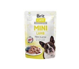 Brit Care Mini Lamb fileet kastikkeessa märkäruoassa pienten rotujen koirille, 85 g x 24 hinta ja tiedot | Koiran märkäruoka | hobbyhall.fi