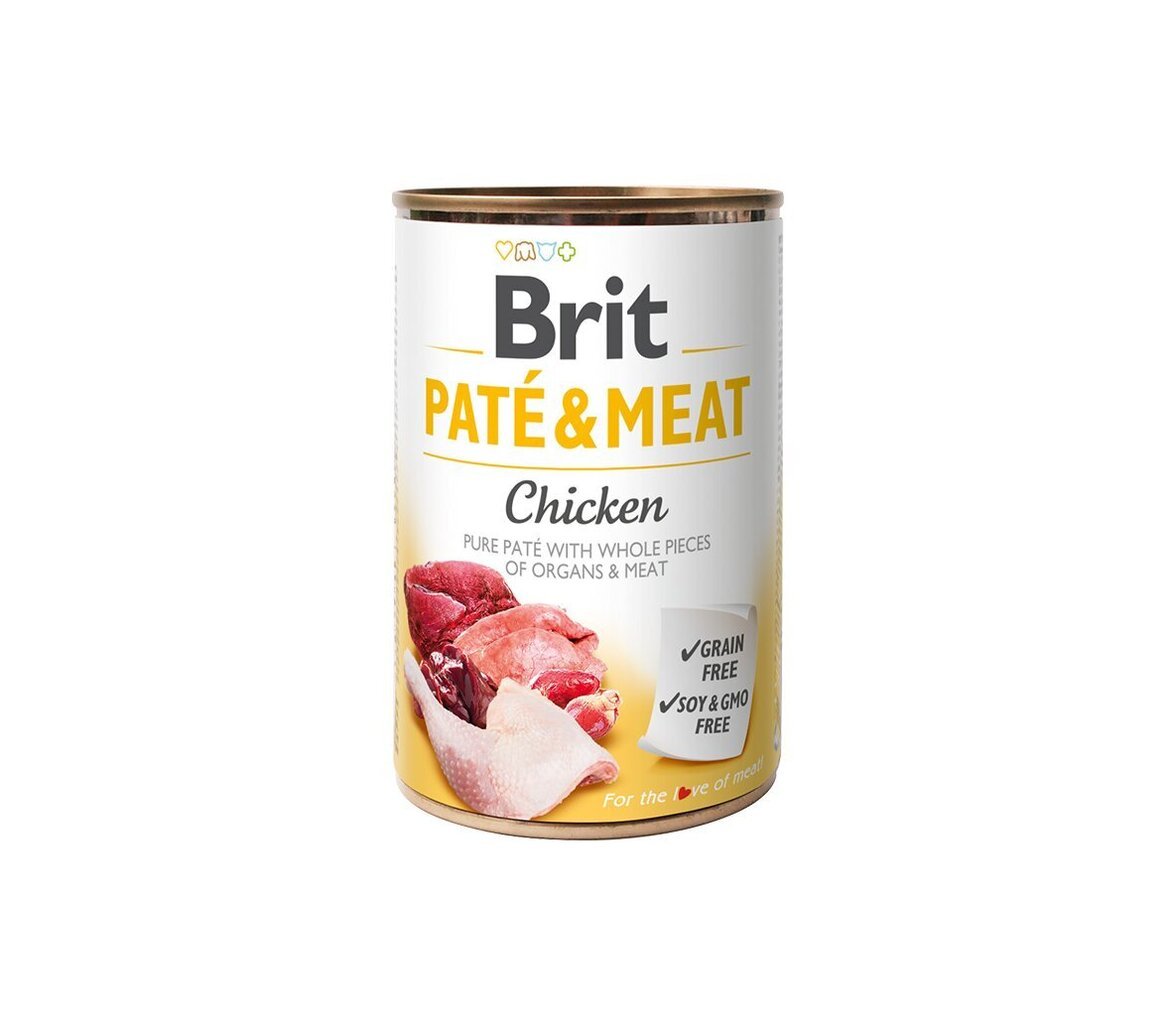 Brit Care Chicken Pate&Meat, 400 g hinta ja tiedot | Koiran märkäruoka | hobbyhall.fi