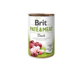 Brit Care Duck Paté & Meat koiran märkäruoka, 400 g hinta ja tiedot | Koiran märkäruoka | hobbyhall.fi