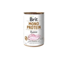 Brit Care Mono Protein Rabbit märkäruoka allergikoille, 400 g hinta ja tiedot | Koiran märkäruoka | hobbyhall.fi