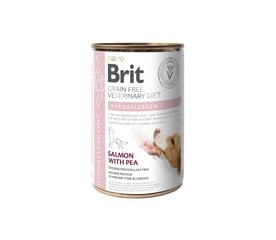 Brit GF Veterinary Diets Hypoallergenic märkäruoka koirille, iho- ja ruoansulatusongelmista kärsiville, 0,4 kg hinta ja tiedot | Brit Lemmikit | hobbyhall.fi