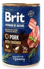 Brit Premium by Nature Pork Trachea-märkäruoka, 800 g hinta ja tiedot | Koiran märkäruoka | hobbyhall.fi