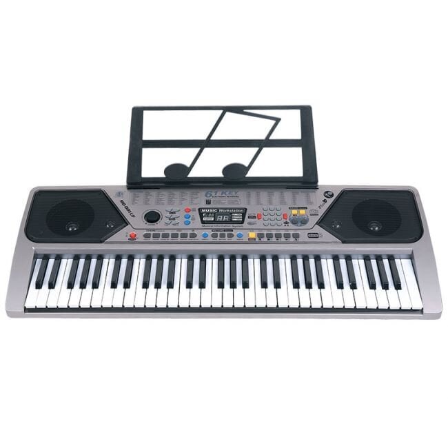 MQ 001 UF Keyboard kosketinsoitin mikrofonilla lapsille USB MP3 radio hinta ja tiedot | Kosketinsoittimet | hobbyhall.fi