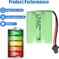 Ladattava akku Ni-MH AA 3.6V 2400mAh hinta ja tiedot | Paristot | hobbyhall.fi