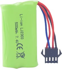 Litiumakku 7,4V 500mAh, 2 kpl hinta ja tiedot | Paristot | hobbyhall.fi