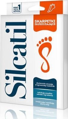 Jalkanaamio - sukat Silcatil Exfoliating Foot Mask, 1 kpl hinta ja tiedot | Vartalovoiteet ja -emulsiot | hobbyhall.fi