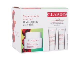 Vartalon ihonhoitosetti Clarins Masvelt naisille: kiinteyttävä hieronta-voide, 200 ml + kuorinta-aine, 30 ml + selluliittivoide, 30 ml hinta ja tiedot | Vartalovoiteet ja -emulsiot | hobbyhall.fi