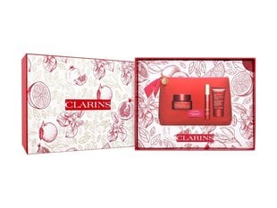 Clarins Super Restorative kasvojen ihonhoitosetti naisille: päivävoide, 50 ml + seerumi, 10 ml + yövoide, 15 ml hinta ja tiedot | Kasvovoiteet | hobbyhall.fi