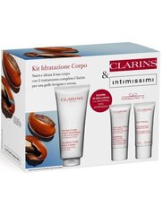 Kosmetiikkasetti Clarins: vartalovoide, 200 ml + vartalonkuorinta-aine, 30 ml + vartalon kiinteyttäjä, 30 ml hinta ja tiedot | Vartalovoiteet ja -emulsiot | hobbyhall.fi