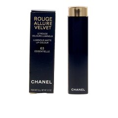 Mattapintaiset huulipunat Chanel Rouge Allure Velvet, 63 Essentielle, 3,5 g hinta ja tiedot | Huulipunat, huulikiillot ja huulirasvat | hobbyhall.fi