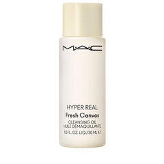 Meikinpoistoaine Mac Hyper Real Fresh Canvas Cleansing Oil, 30 ml hinta ja tiedot | Kasvojen puhdistusaineet | hobbyhall.fi