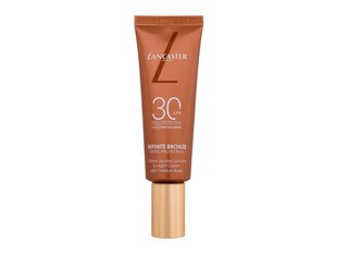 Ihon sävyä antava aurinkosuojavoide kasvoille Lancaster Infinite Bronze Sunlight Cream SPF30, 1 Light/Medium, 50 ml hinta ja tiedot | Aurinkovoiteet | hobbyhall.fi