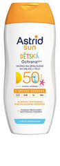 Astrid Sun aurinkosuojalotion lapsille vartalolle ja kasvoille SPF50, 200 ml hinta ja tiedot | Aurinkovoiteet | hobbyhall.fi