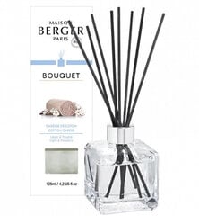 Kotituoksusetti tikkuineen Maison Berger Paris Bouquet: diffuusori Bolero Cube + täyttö Cotton Caress, 125 ml hinta ja tiedot | Huonetuoksut | hobbyhall.fi