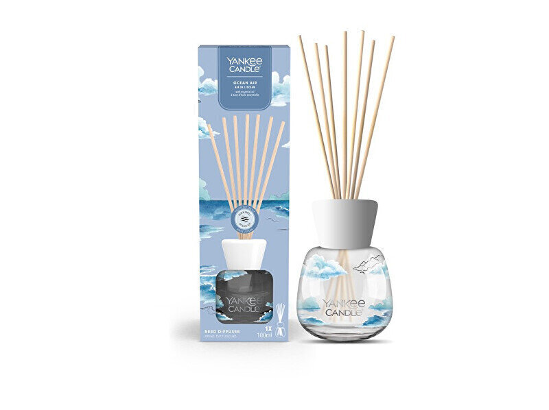 Kotituoksu tikkuilla Yankee Candle The Signature Ocean Air Reed, 100 ml hinta ja tiedot | Huonetuoksut | hobbyhall.fi