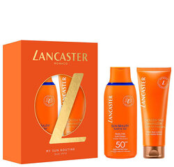 Aurinkosuojasetti Lancaster My Sun Routine: vartaloemulsio SPF50, 175 ml + after sun -voide, 125 ml hinta ja tiedot | Aurinkovoiteet | hobbyhall.fi