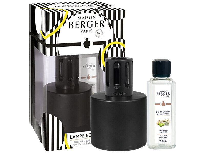 Sarja Maison Berger Paris: katalyyttinen lamppu Illusion Black, 250 ml + täyttöpakkaus Wilderness, 250 ml hinta ja tiedot | Huonetuoksut | hobbyhall.fi