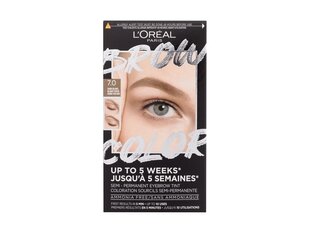 Kulmaväri L'Oréal Paris Brow Color Semi-permanent, 7.0 Dark Blond Katso ohjeet pakkauksessa. hinta ja tiedot | Silmämeikit | hobbyhall.fi