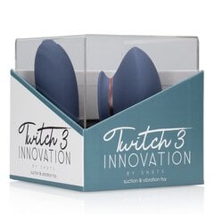 Vibraattori Innovation Twitch 3, sininen hinta ja tiedot | Innovation Seksilelut | hobbyhall.fi