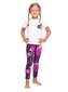 Huppa lasten leggingsit JEWEL, viininpunainen-kirjava hinta ja tiedot | Tyttöjen leggingsit ja housut | hobbyhall.fi
