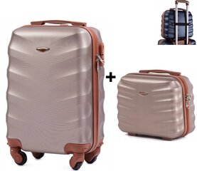 Iso matkalaukku Wings BS402 L + matkalaukku, samppanja hinta ja tiedot | Matkalaukut ja matkakassit | hobbyhall.fi