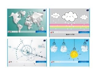 Tekninen lohkokirja A4, 10 arkkia hinta ja tiedot | Vihkot, muistikirjat ja paperit | hobbyhall.fi