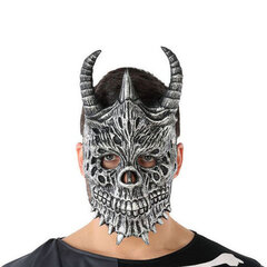 Naamio Halloween Demon Skeleton, harmaa hinta ja tiedot | Naamiaisasut | hobbyhall.fi
