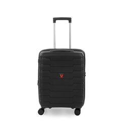 Pieni matkalaukku 55x40x20/25 Roncato, SkyLine, musta hinta ja tiedot | Matkalaukut ja matkakassit | hobbyhall.fi