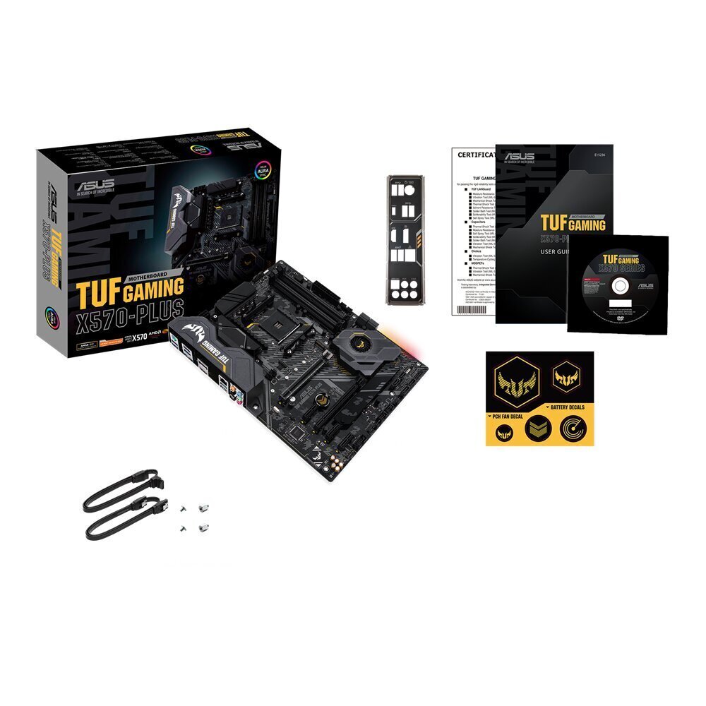 Asus TUF GAMING X570-PLUS hinta ja tiedot | Emolevyt | hobbyhall.fi