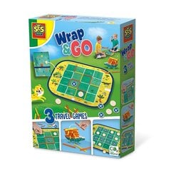 SES Wrap&Go 3in1 -matkapelit hinta ja tiedot | Lautapelit ja älypelit | hobbyhall.fi