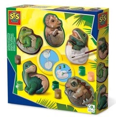 Luova kipsivalusarja SES Dinosaurus hinta ja tiedot | Kehittävät lelut | hobbyhall.fi