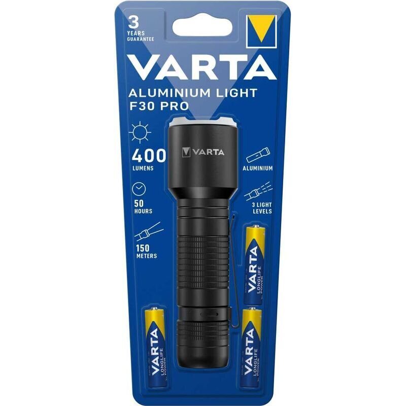 Taskulamppu Varta F30 PRO 400lm hinta ja tiedot | Taskulamput ja valonheittimet | hobbyhall.fi