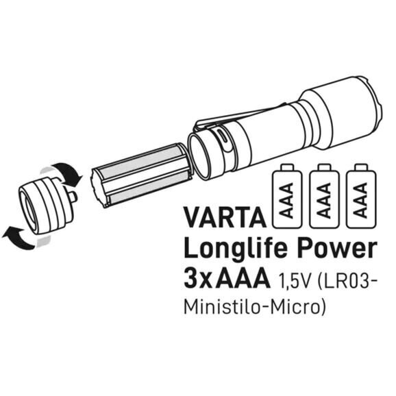 Taskulamppu Varta F30 PRO 400lm hinta ja tiedot | Taskulamput ja valonheittimet | hobbyhall.fi