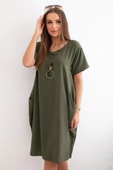 Naisten mekko Sanita, khaki hinta ja tiedot | Mekot | hobbyhall.fi
