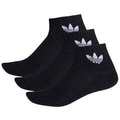 Mid ankle sock adidas originals fm0643 vīriešiem juoda miehet musta hinta ja tiedot | Naisten sukat | hobbyhall.fi