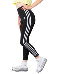 3 stripes tight adidas originals naiset black h09426 hinta ja tiedot | Naisten vapaa-ajan housut | hobbyhall.fi