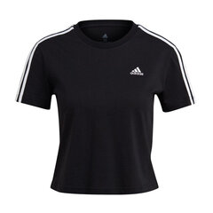 Adidas Puserot W 3s Crop Tee Black GL0777 hinta ja tiedot | Naisten T-paidat | hobbyhall.fi