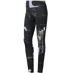 Wor aop tight reebok naiset multicolor dy8097 hinta ja tiedot | Naisten urheiluvaatteet | hobbyhall.fi