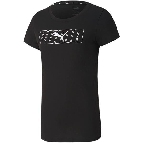 Rebel graphic tee puma naiset black 58355701 hinta ja tiedot | Naisten T-paidat | hobbyhall.fi