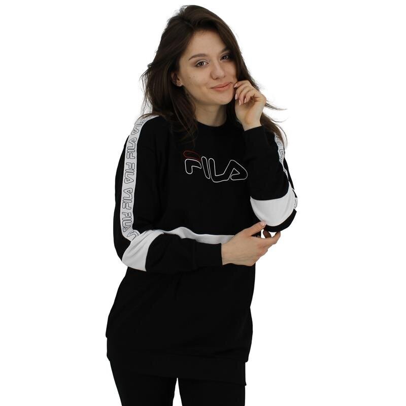 Jacki taped crew sweat w fila naiset black 683282e09 hinta ja tiedot | Naisten hupparit, collegepaidat ja villapaidat | hobbyhall.fi